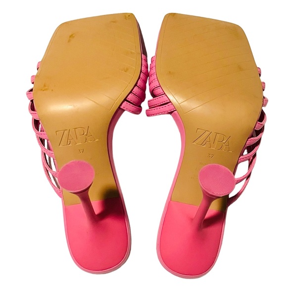 💗ZARA💗Pink Strappy Sandals - Picture 6 of 6